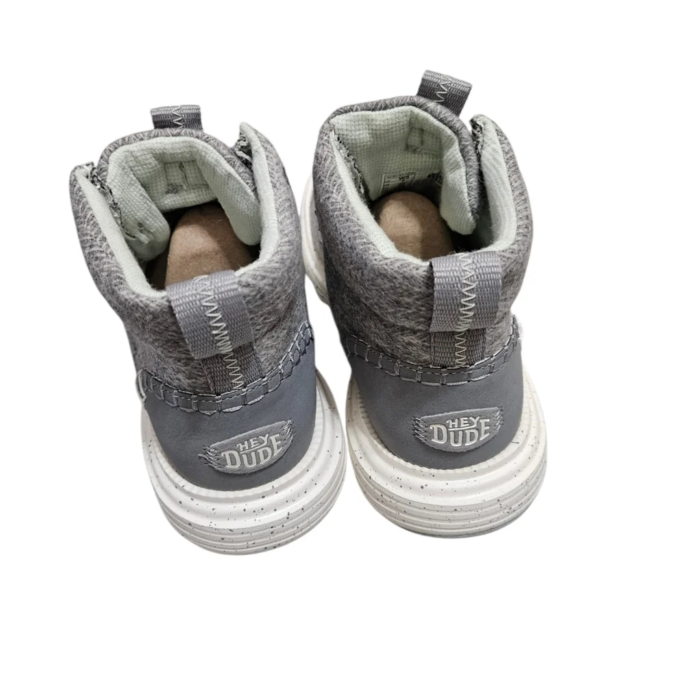 Hey Dude Reyes Heathered Grey Womens Booties NEW